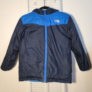 The North Face; Puff Coat; Black and Blue